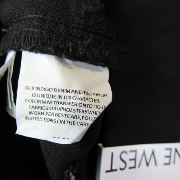 Nine West Black Pull-On Jegging Women's Size 8 Mid Rise Stretch Comfort Waist - Picture 8 of 11